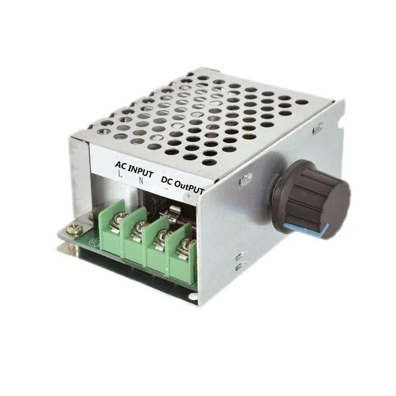 

Input AC 220V output DC 10-210V PWM Controller Brush 220V DC motor speed regulator