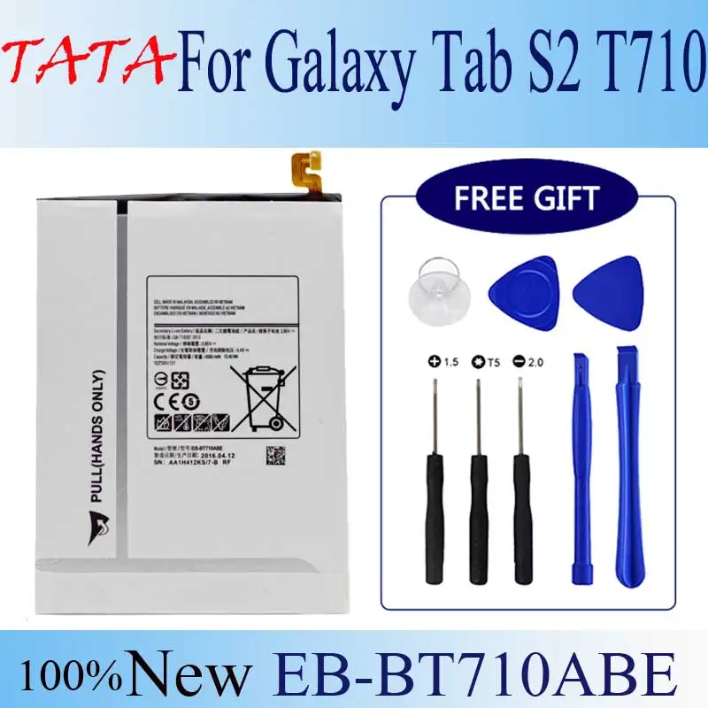 Для Galaxy Tab S2 9. 0 T710 T715 T715C SM T713N T719C EB BT710ABE 8 мАч сменный аккумулятор Samsung|Батареи для