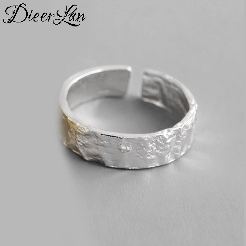 

Модные круглые кольца из стерлингового серебра 925 пробы для женщин Регулируемый размер кольца на палец для девочек ювелирные изделия для ве...