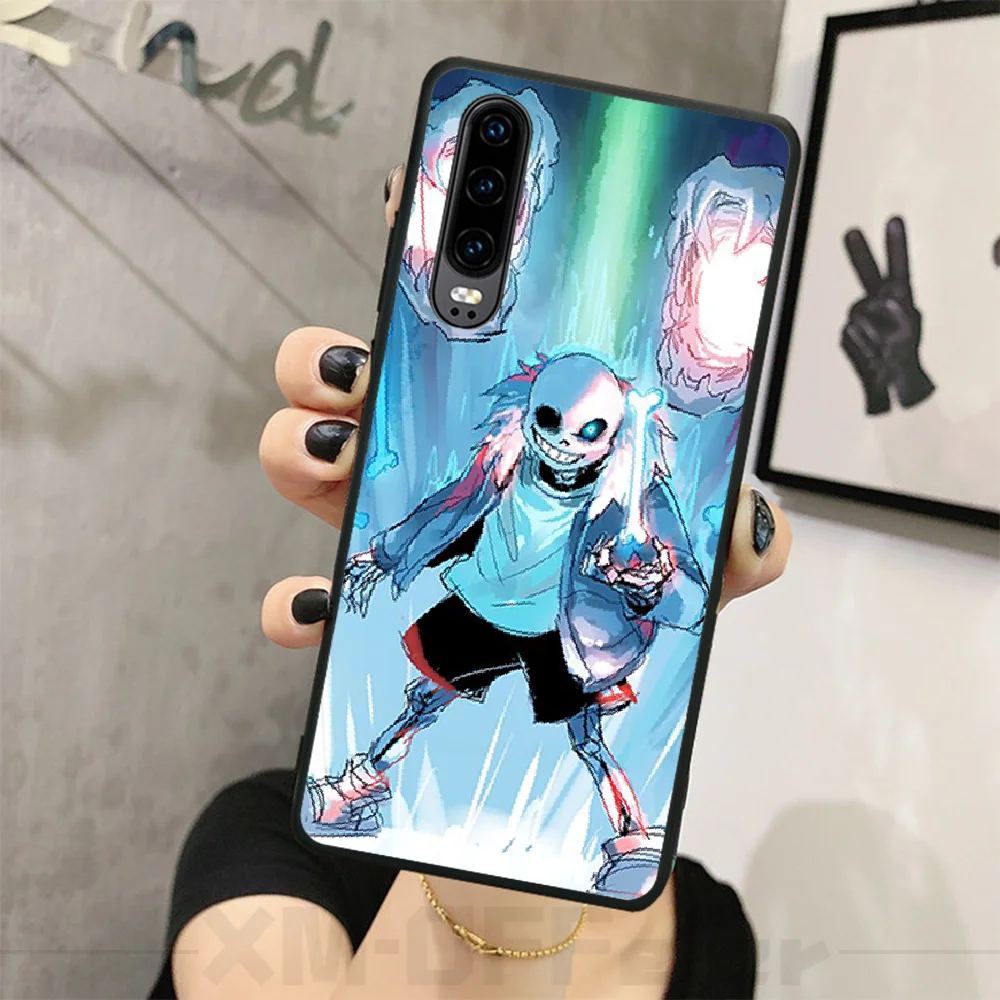 Чехол для телефона BaweiTE funny undertale papyrus sans doggo Design Для Huawei P8 lite 2017 P9 P10 20Pro Lite Pro P30lite P Smart