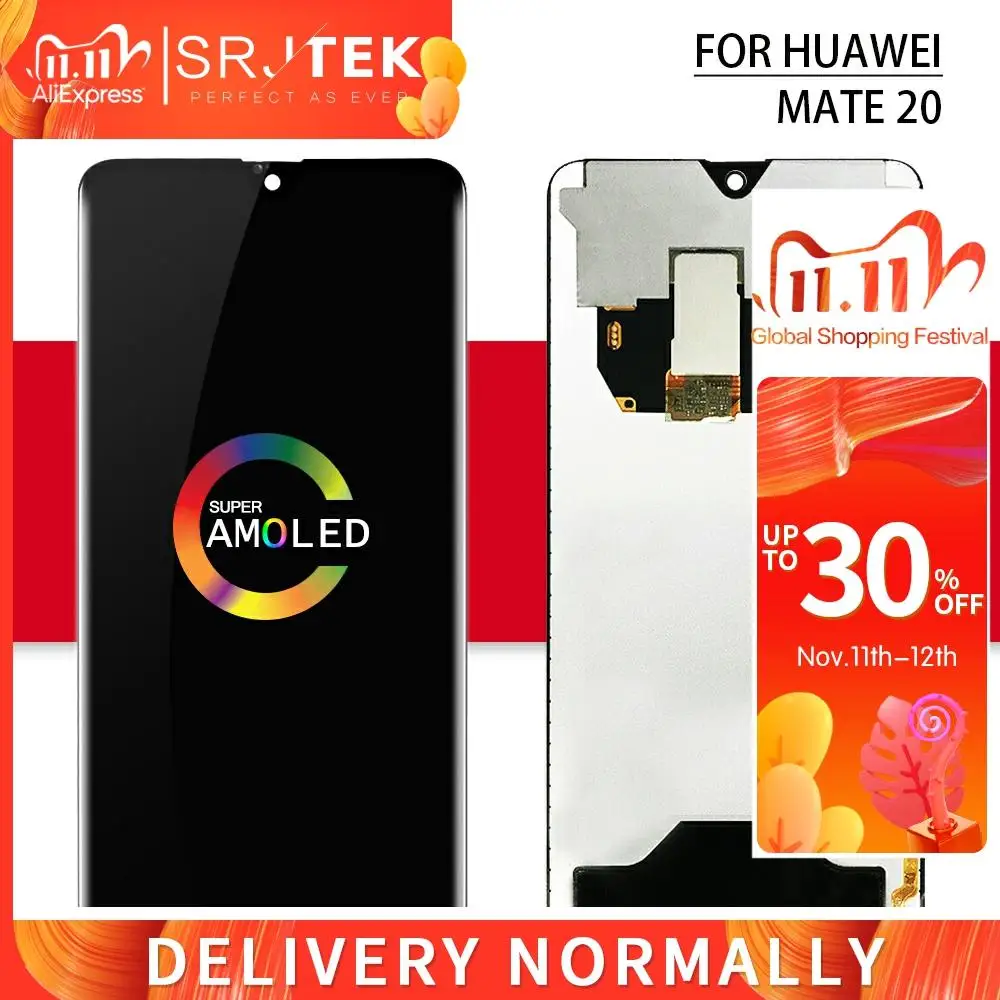 Для Huawei MATE 20 LCD сенсорная стеклянная панель запасные части для X датчик дисплея 20X