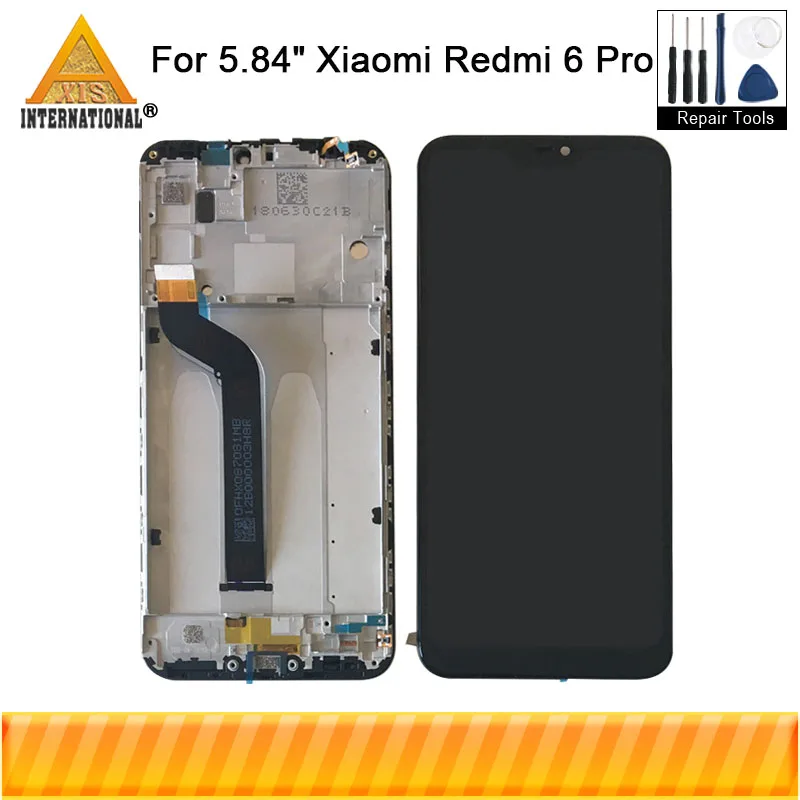 Axisinternational для Xiao mi Red mi 6 Pro ЖК-дисплей+ сенсорный дигитайзер с рамкой для Xiao mi A2 Lite mi A2 Lite