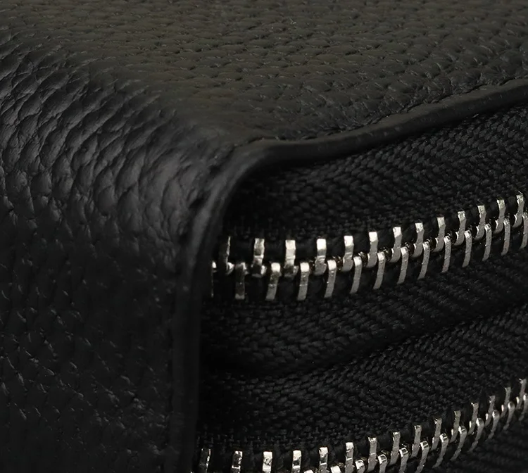 COMFORSKIN, Новое поступление, натуральная кожа, RFID, противоугонная щетка, держатель для карт, большая емкость, двойная молния, отделение для карт, кошельки