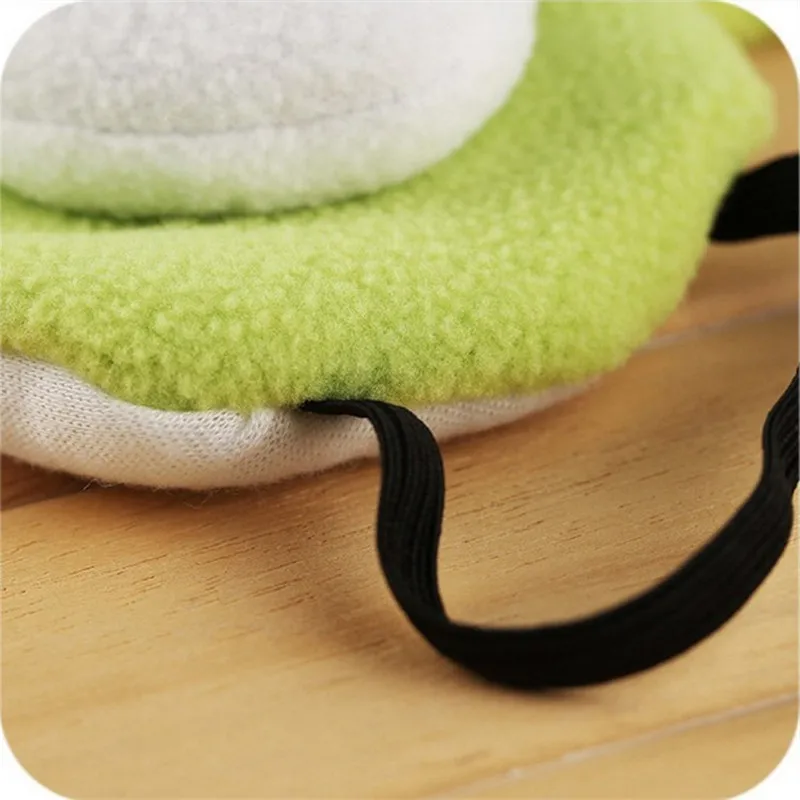 1 шт. мультяшная плюшевая маска для сна большие глаза тени век чехол путешествий