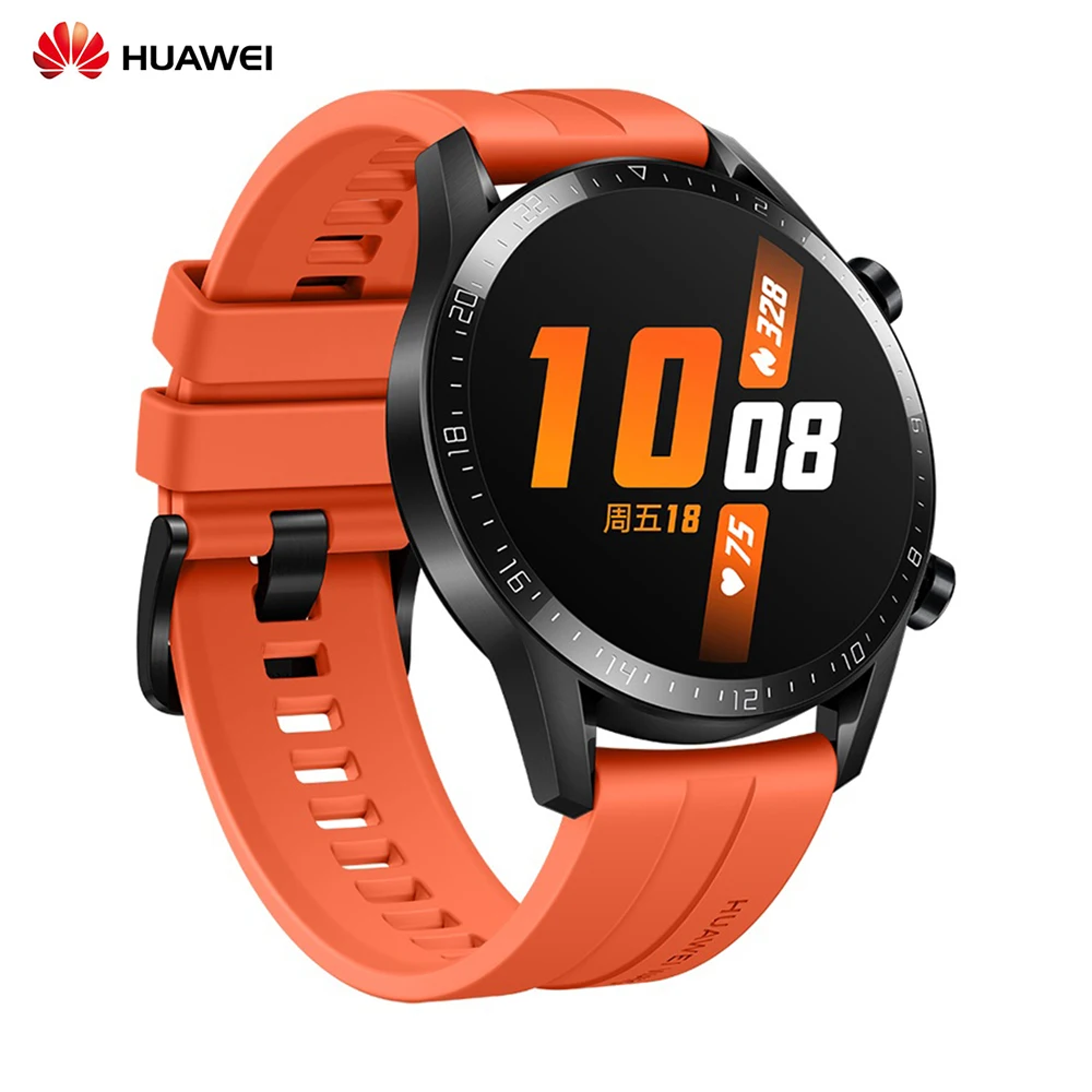 HUAWEI WATCH GT 2 Smartwatch 42 мм 46 мм 5ATM GT2 BT умные часы водонепроницаемые спортивные BT 5,1 gps сердечного ритма кровяное давление для мужчин и женщин