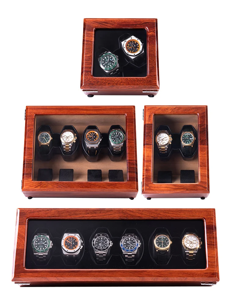 

Деревянная витрина для часов, с 2/4/6 отделениями, 200907-14