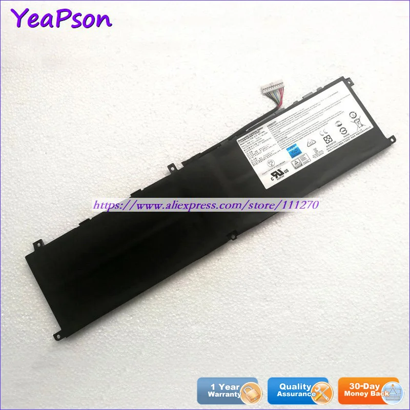 Yeapson BTY M6L 15 2 V 5380mAh настоящая аккумуляторная батарея для ноутбука MSI GS65 GS75 P65 P75 PS63 WS75