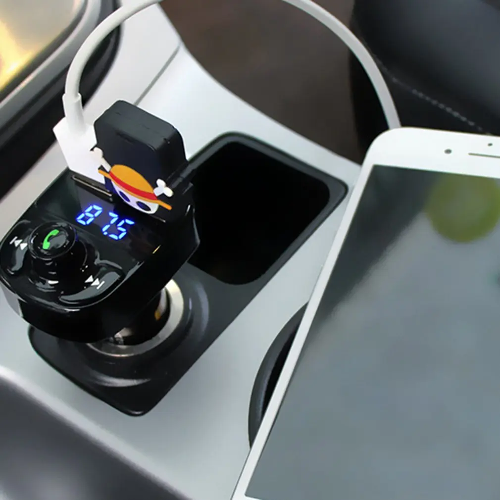 

Car Bluetooth 5.0 Mp3 Player FM Transmitter Handsfree Audio Receiver 3.1A Dual USB Fast Charger Support TF/U Disk