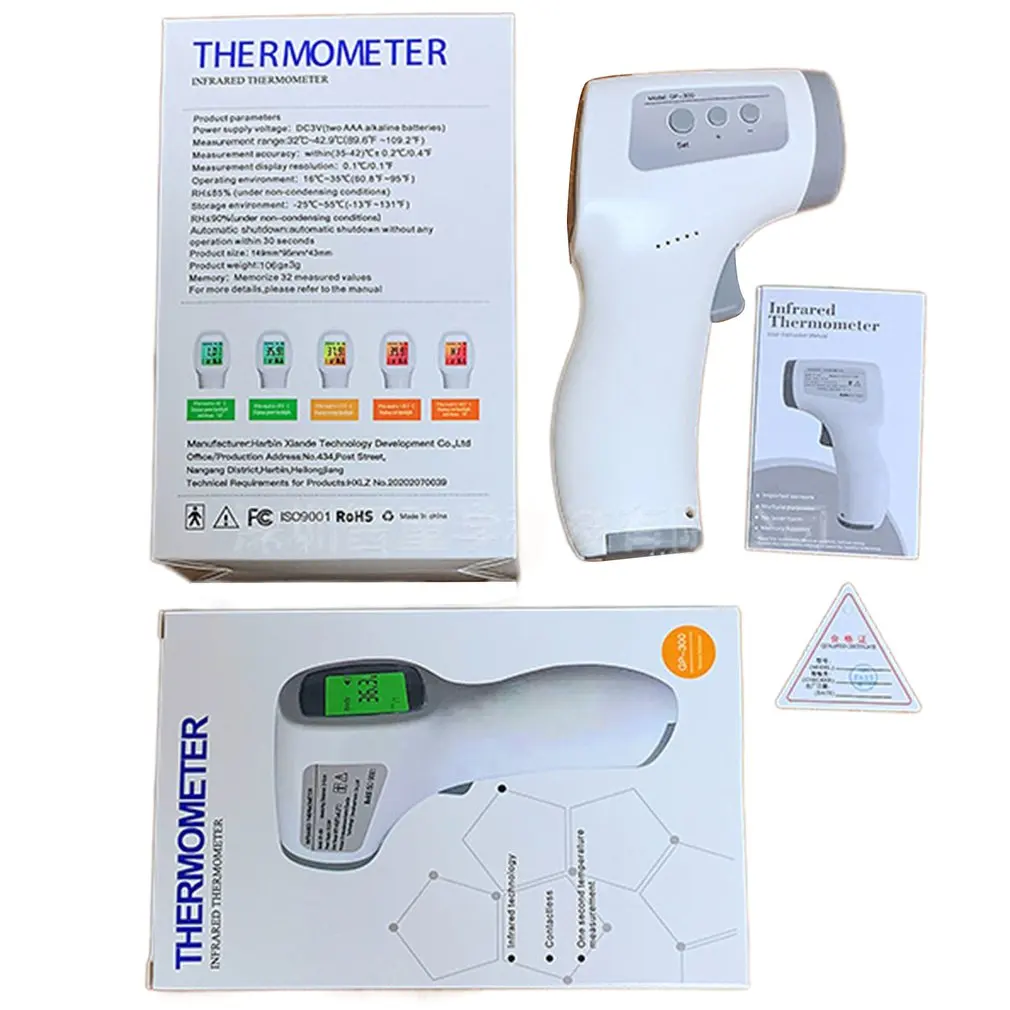 

Hot Tools Handheld Portable Non-Contact Infrared Thermometer High Thermometer Temperature Meter Digital Non Contact