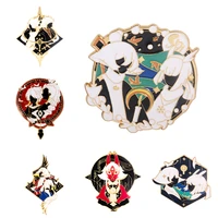 game sky children of light enamel brooch shiratori mushroom metal lapel pins for women men coaplay peops party gift jewelry