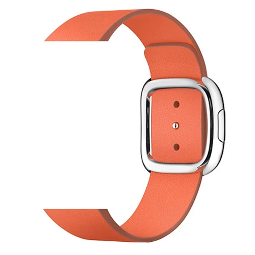 2- Sunset Ремешок для apple watch 42 мм 38 мм 44 мм 40 мм correa iwatch band 5 4 3 современный кожаный браслет с пряжкой аксессуары для apple watch 4 - Цвет ремешка: 2- Sunset