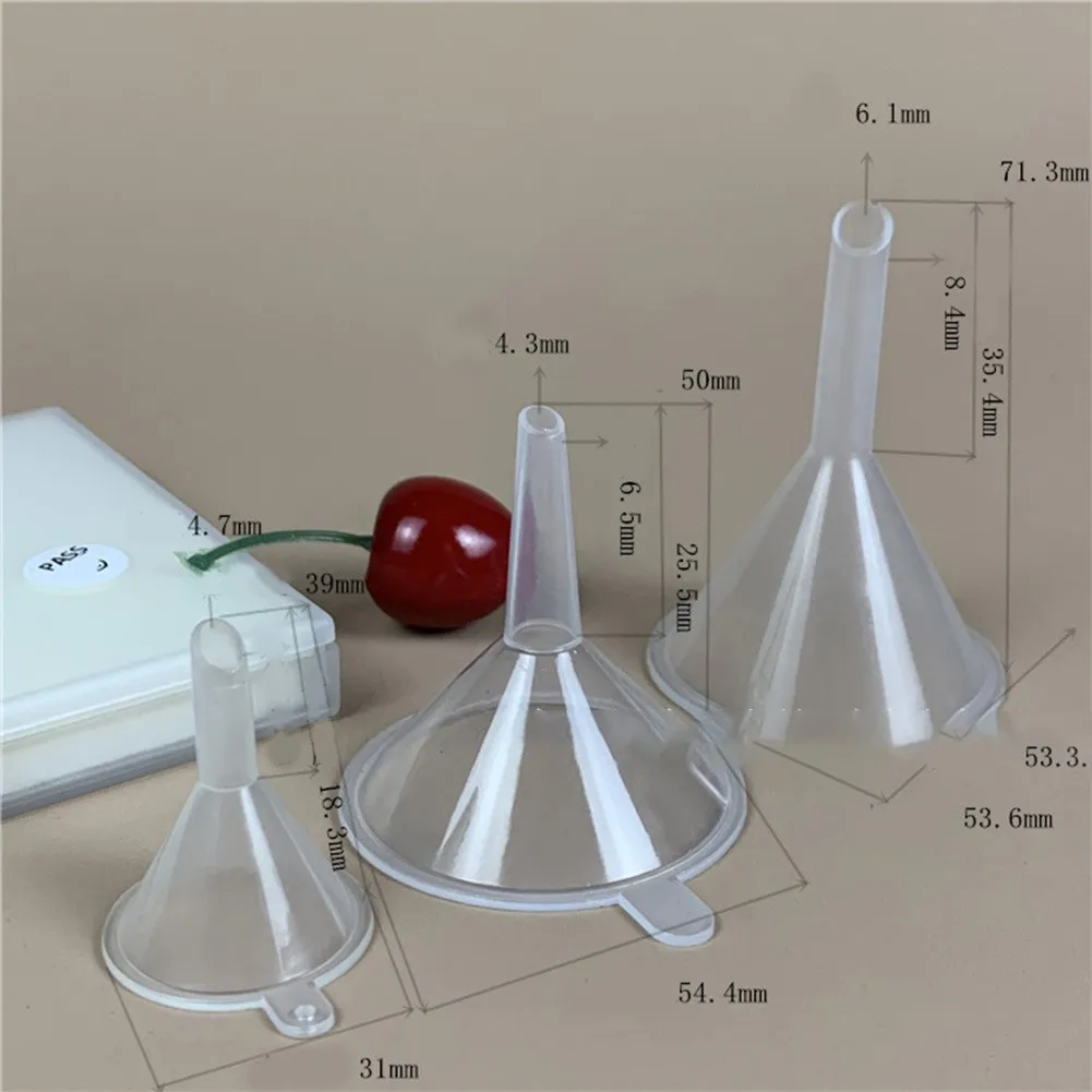 10pcs Plastic Small Bottle Funnel Anti-fouling Diffusion For Oil Water Perfume Car Home And Kitchen Gadgets Tools | Дом и сад
