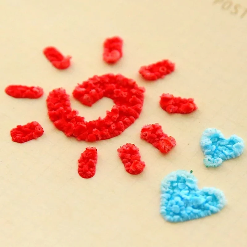 6 шт. волшебные ручки с попкорном 3D безопасная ручка для поздравительных открыток