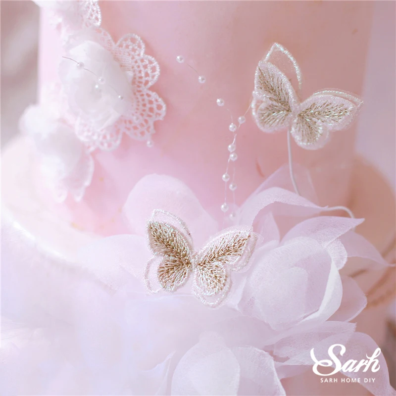 Бабочка пряжа проволока Ловец снов корона Топпер для торта акрил с днем рождения