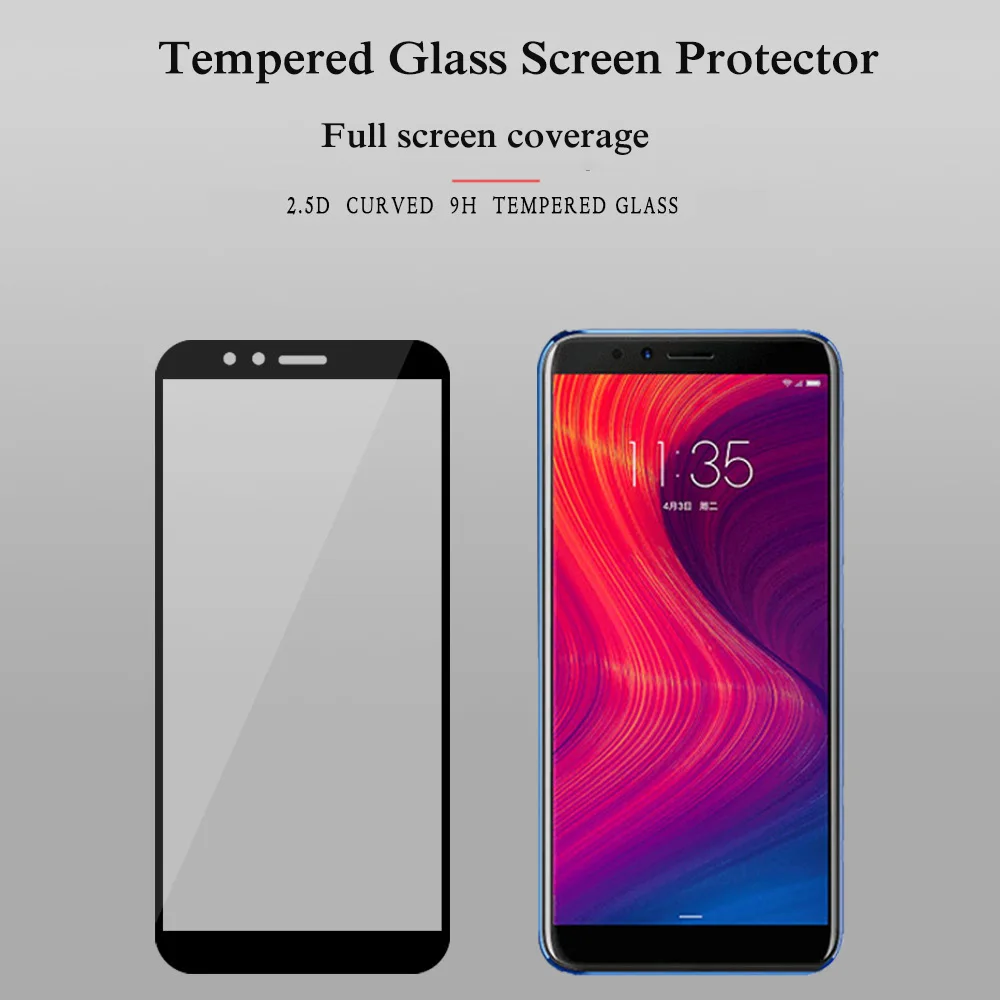2 шт полностью проклеенное стекло для lenovo K5 PLAY, закаленное стекло для lenovo K5 PLAY, Защитная пленка для экрана