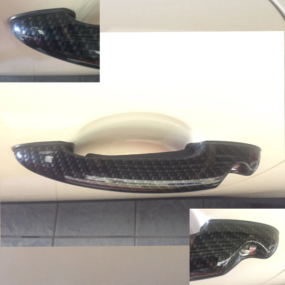 Глянцевая черная крышка для дверной ручки обрезает автоматический внешний