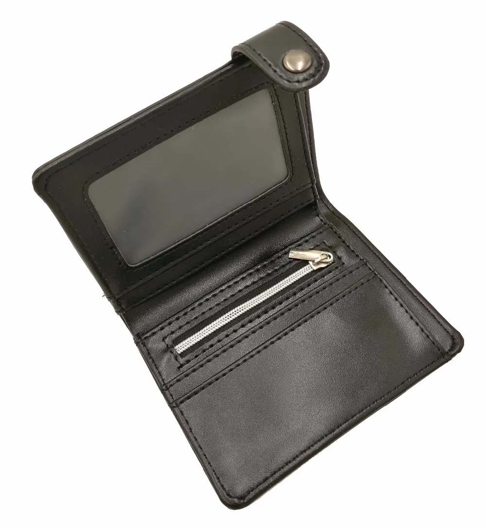 

Death Note Anime Black Leather Wallet Men Women Card and Photo Holder Purse Short Design Coin Purse for Cosplay Gift