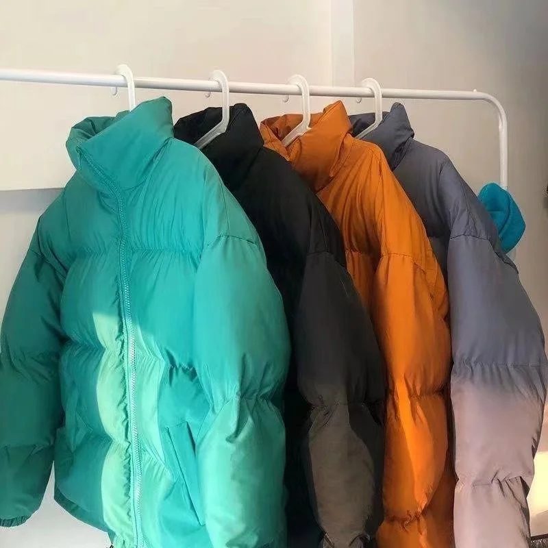 

Утепленная куртка на хлопковом наполнителе, мужская осенне-зимняя куртка на хлопковом наполнителе, трендовая рубашка для пары, Корейская М...