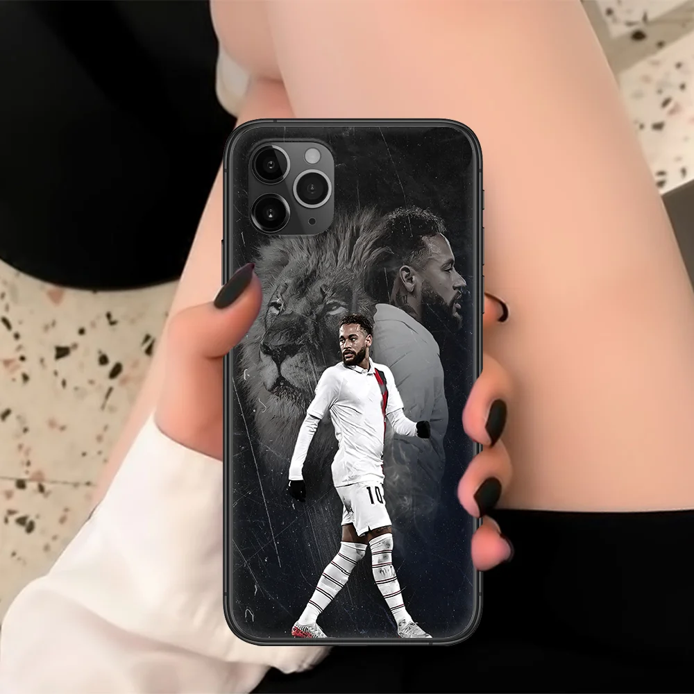 

Neymar Soccer Football 11 Phone Case For Iphone 5 6 7 8 S SE Plus X XS XR 11 12 Mini Pro Max 2020 Black black Shell Fashion
