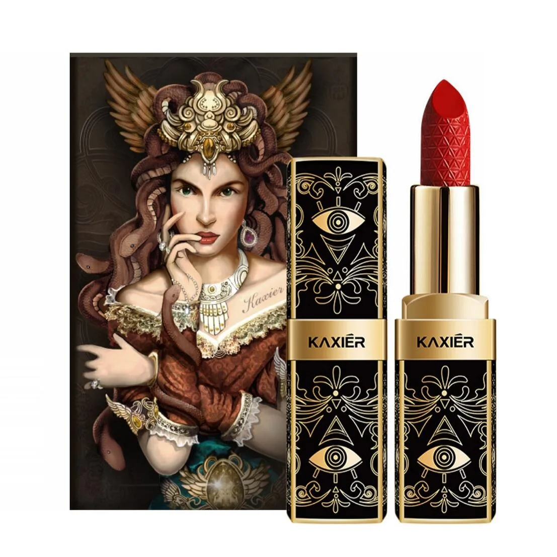 

5 Colors Retro Design Lipstick Matte Waterproof Long-Lasting Beauty