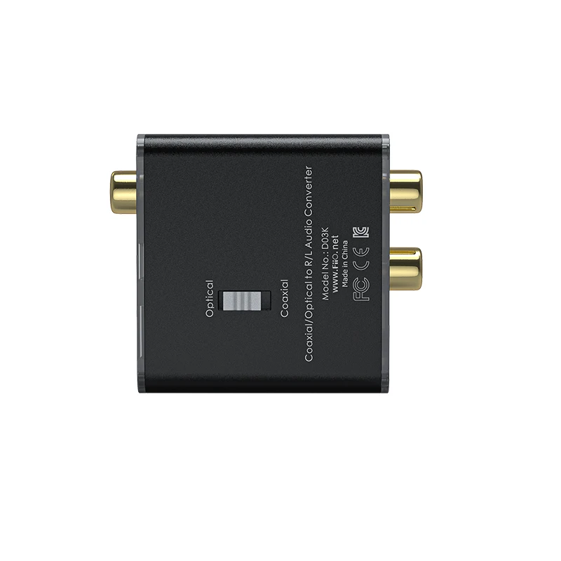 Цифровой аудио декодер FiiO D03K коаксиальный Оптический DAC USB вход RCA 3 5 мм 192 кГц/24 бит