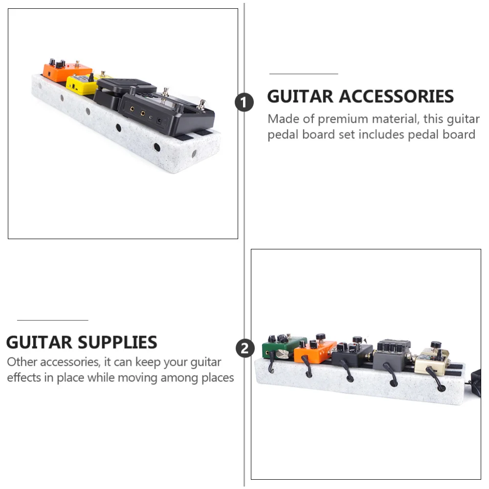 

1 set of Single Effect Pedalboards Instrument Parts for Guitar with Bag