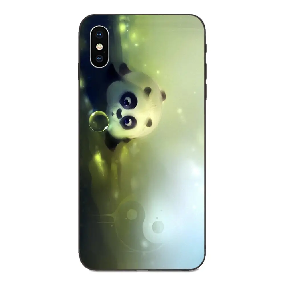 Забавная Милая мультяшная панда китайская мягкая ТПУ кожа для Xiaomi Redmi Note 3 3S 4 4A 4X 5