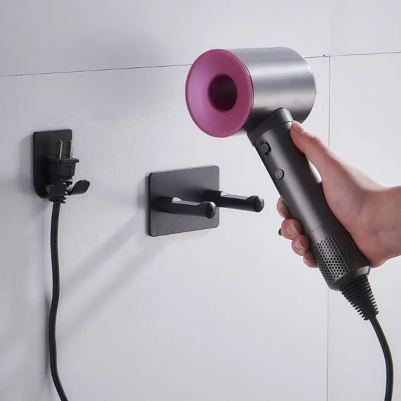 1 комплект для ванной алюминиевый ящик хранения вешалка настенный держатель фен