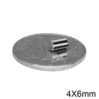 20500pcs 4x6 mm search minor strong magnet 4mm x 6mm bulk small round magnets 4x6mm neodymium disc magnets 46 mm n35 magnetic