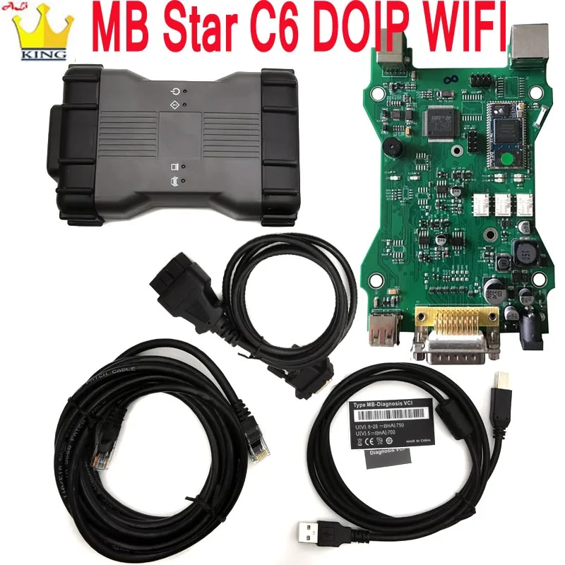 MB Star C6 SD Подключение мультиплексор плюс DoIP CAN VCI диагностический инструмент с