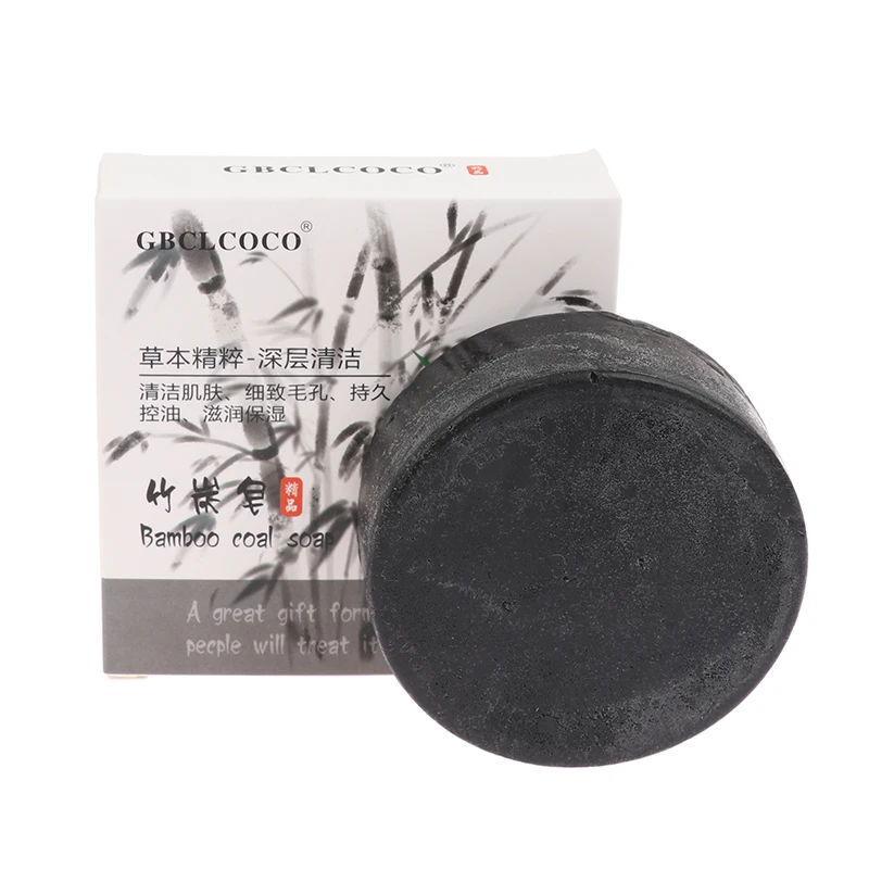 

Women Private Whitening 100g Bamboo Charcoal Soap Skin Cleansing Oil-control