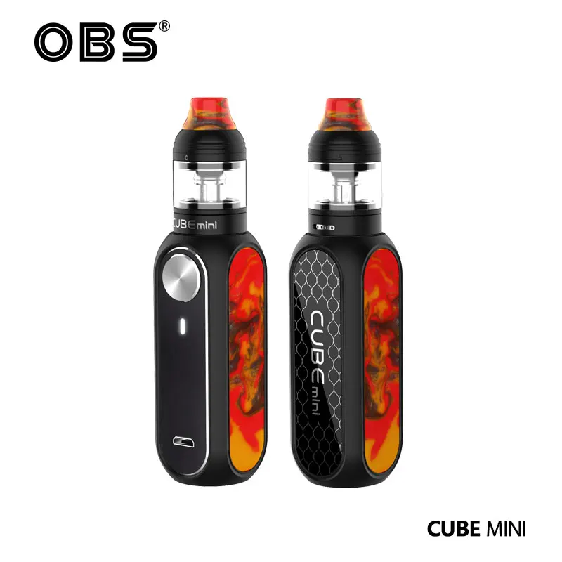 Новейший оригинальный obs Cube Mini 1500 мАч батарея 2 мл/3 мл бак 0 96 дюйма светодиодный