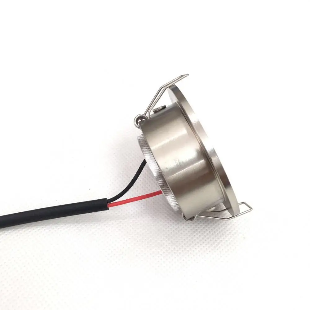 20 шт./лот 3 Вт Мини светодиодный потолочный светильник для шкафа 12 В постоянного