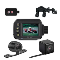 mt30a 2 inch ip67 waterproof motorcycle dash camera bicycle motorbike black box dashcam recorder wparking monitoring