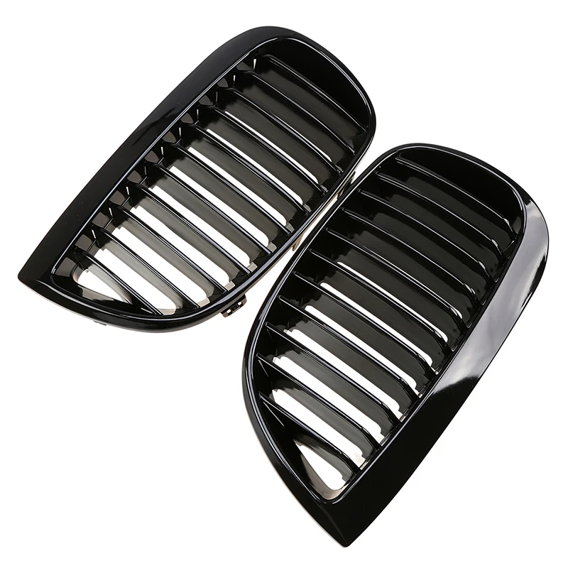 Автомобильный гриль POSSBAY глянцевая черная передняя широкая решетка радиатора