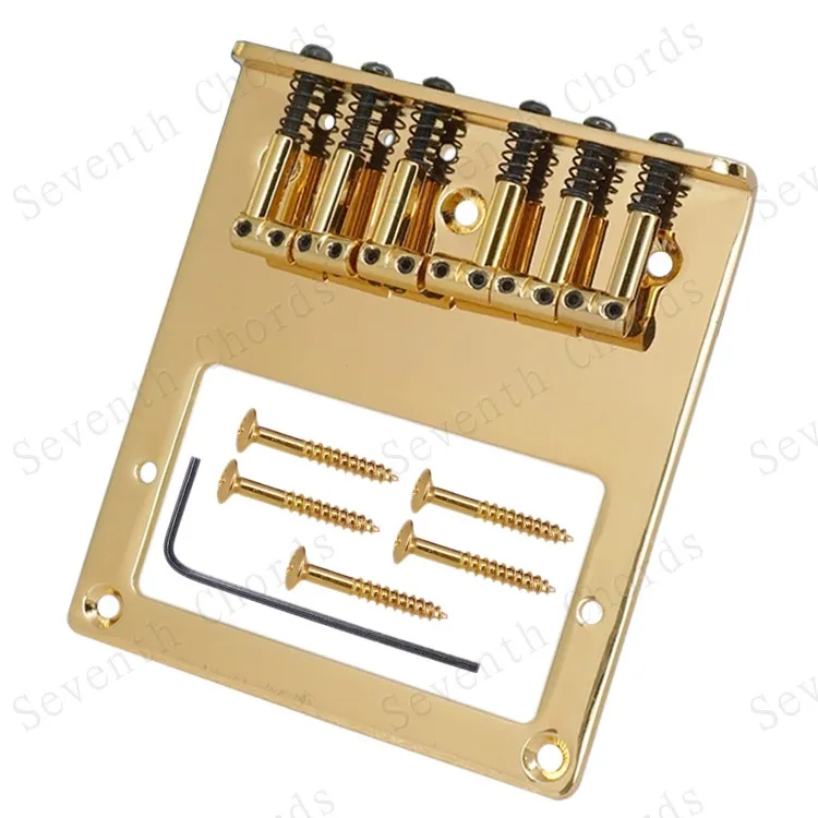 L Shape Saddle Double Coil Pickup Mounting Hole 6 Bridge for TL Electric Guitar | Спорт и развлечения