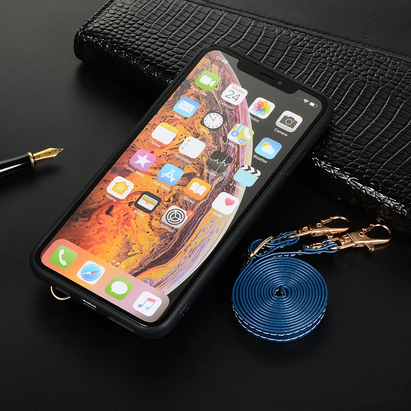 Кроссбоди Чехол бумажник для сотового телефона iPhone 11 Pro Xs Max Xr X 7 8 Plus Модный чехол
