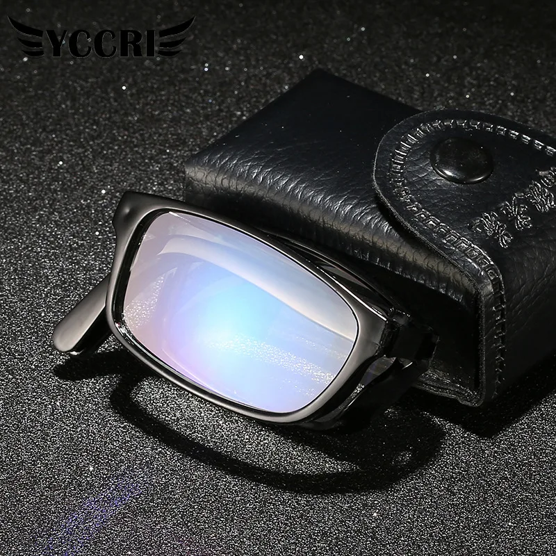 

YCCRI New Foldable Easy Reading Mirror Smart Zoom Men's and Women's Hyperopia Glasses Anti-blue Reading Glasses Men
