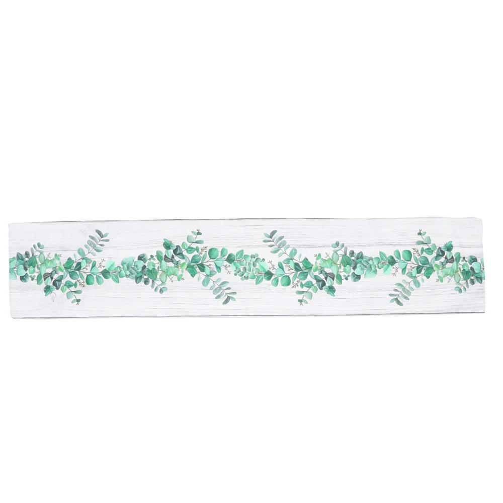 

1pc Decorative Plant Pattern Tablecloth Table Runner Home Decor (Assorted Color)