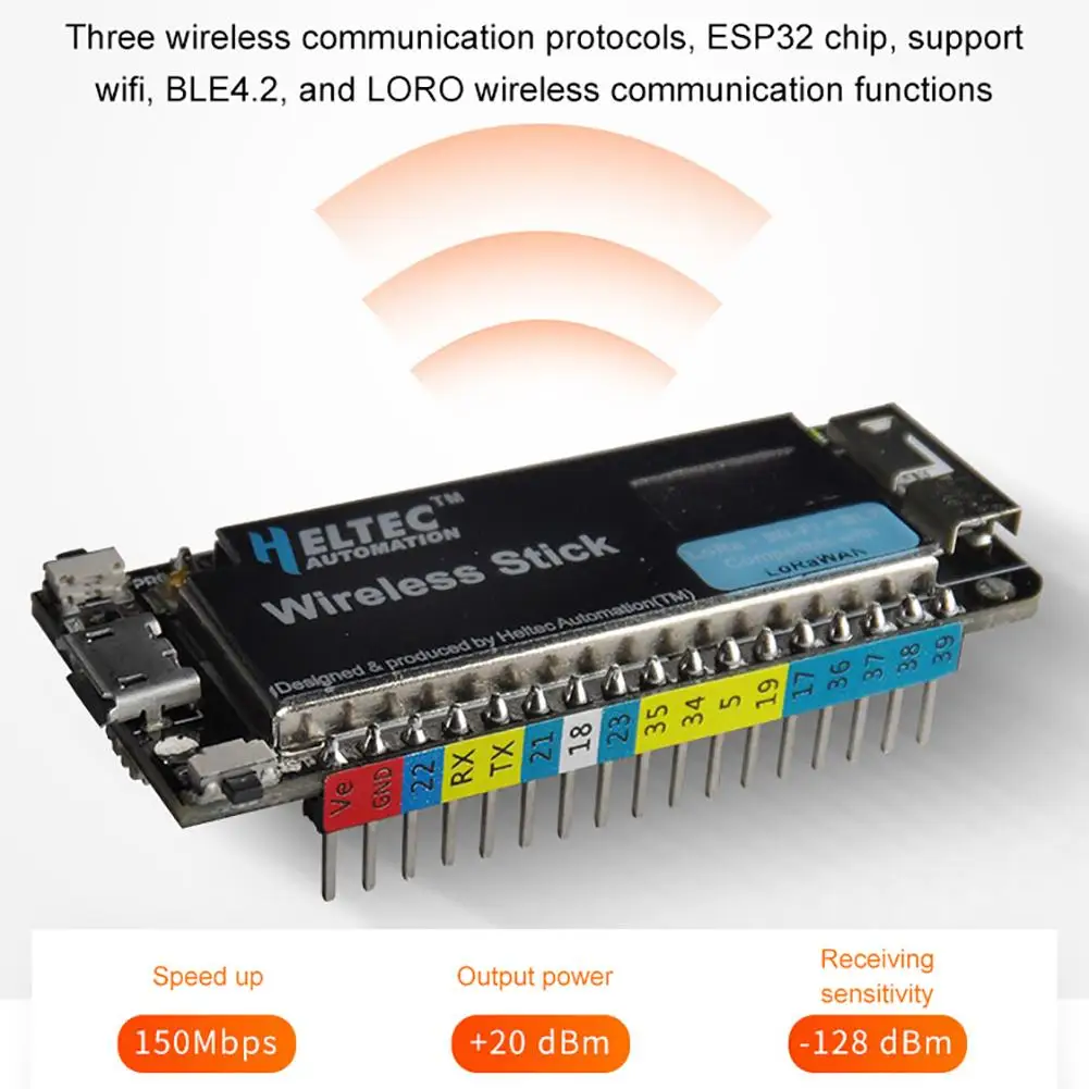 ESP32 Uno LORa макетная плата Беспроводная палка SX1276 протокол LoRaWAN wifi BLE | Электроника
