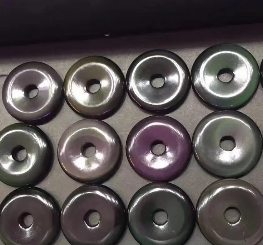 Подвеска-застежка из натурального обсидиана для привлечения удачи