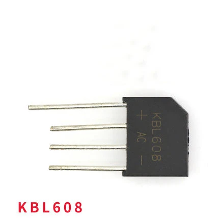 5 шт./лот KBL608 диодный мост выпрямителя 6A 800V | Электронные компоненты и