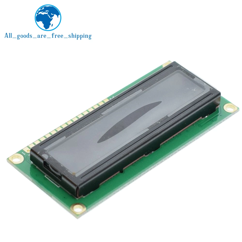 TZT lcd 1602 1602 Модуль синий зеленый экран 16x2 символ ЖК-дисплей модуль HD44780 контроллер синий черный свет