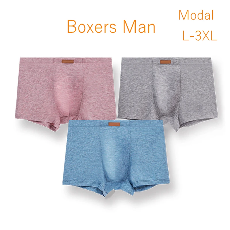 

The New Boxershorts Men Modal Men Underwear Man Boxer Fashion Panties Comfortable Boxer Shorts Boxers Man Breathable Underpants