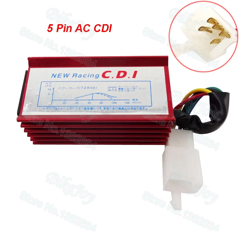 Коробка зажигания 5 контактов гоночный AC CDI для 50cc 110cc 125cc 140cc 150cc 160cc SSR Thumpstar Pit Dirt Bike Quad atv мотоциклетный скутер