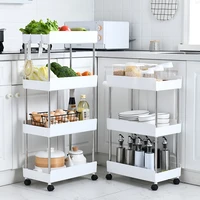 234 tier slim storage cart mobile shelf unit drawer organizer slide out trolley cart rack for kitchen bathroom laundry narro