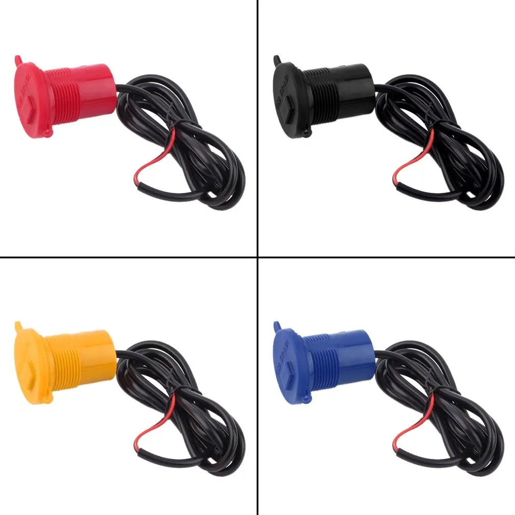 Новый 12 В USB мотоцикл питания зарядное устройство водонепроницаемый Зарядка порт