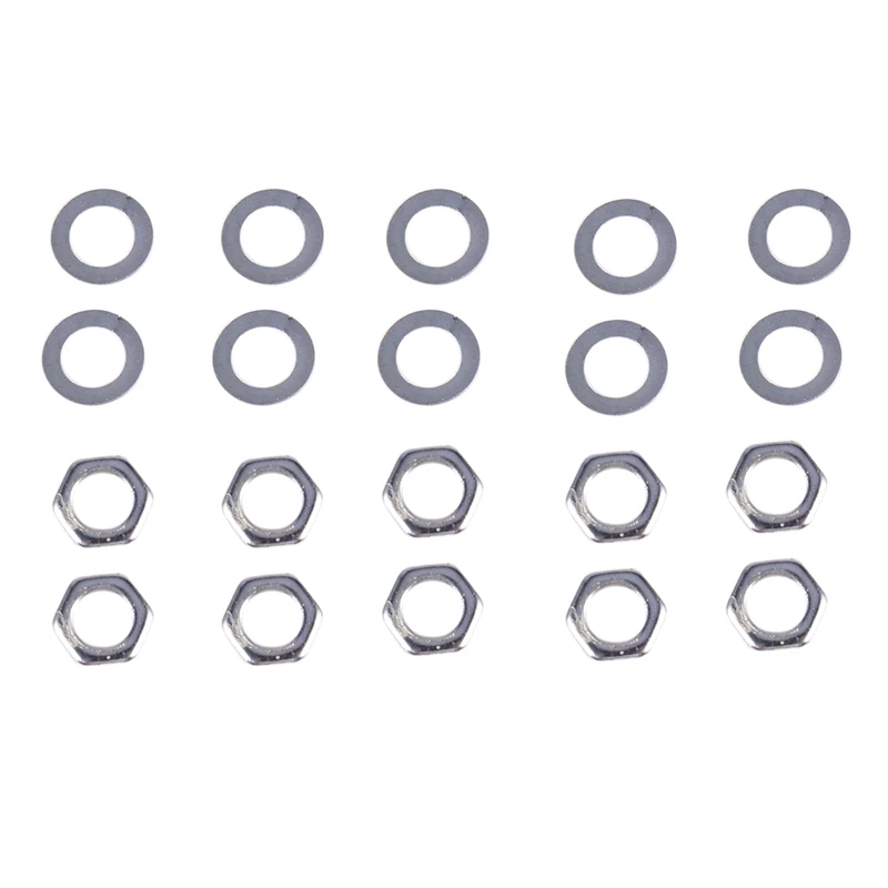 10 шт. 5K Ом 6 мм сплит рифленый вал одиночный линейный поворотный потенциометр |