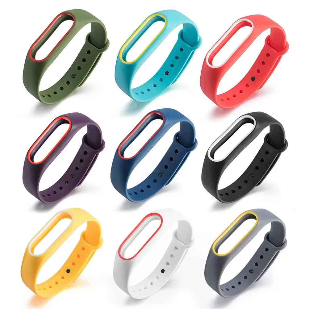 Высококачественный сменный ремешок на запястье с двухцветной крышкой для Xiao mi 2