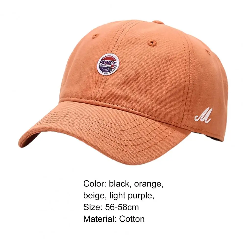 

Sports Stylish Cotton Baseball Hat Multi-color Outdoor Sport Cap with M Letter Women Men Outdoor Street Hiphop Hats Caps 4 Color